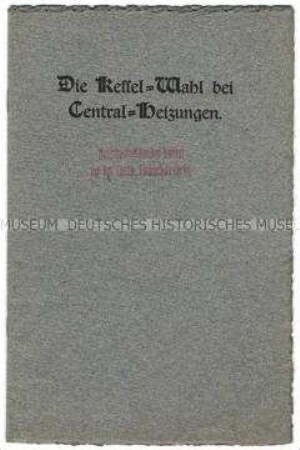 Kessel für Zentralheizungen