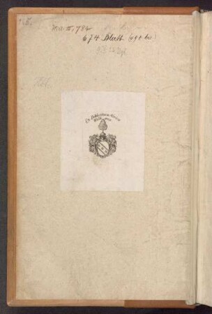 Wappenexlibris Georg Andreas Will