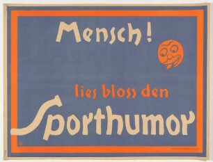 Plakat: Zeitschrift Sporthumor