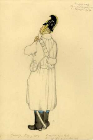 Uniformbild, Dragoner der östereichischen Armee (1864)