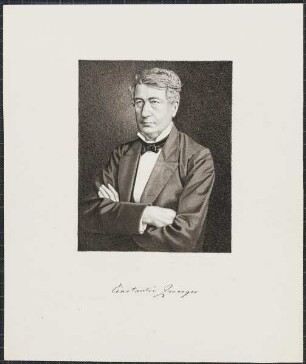 Icones Professorum Marpurgensium — Bildnis des Constantin Zwenger (1814-1884)