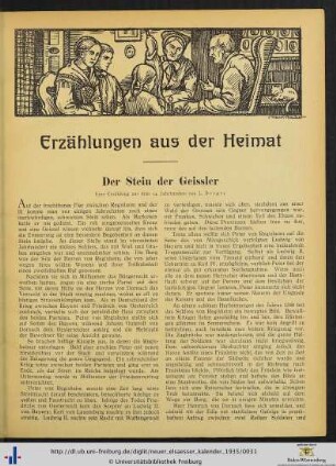 Erzählungen aus der Heimat.