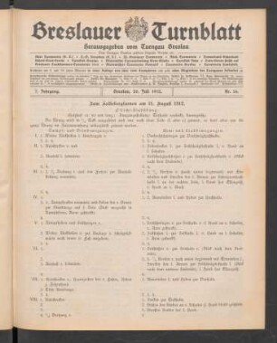 1912, Nr. 14 (20. Juli)