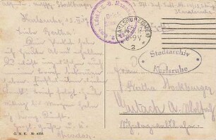 Erster Weltkrieg - Feldpostkarten