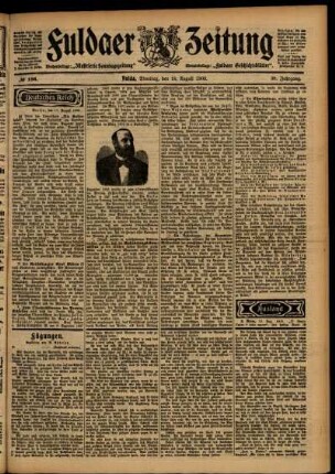 Ausgabe vom Dienstag, den 18. August 1903.