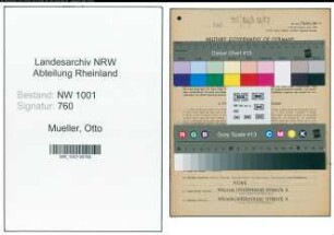 Entnazifizierung Otto Mueller, geb. 01.08.1911 (Verw.Beamter)