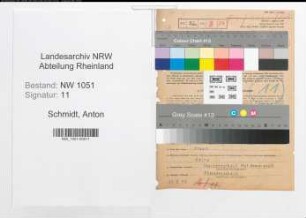 Entnazifizierung Anton Schmidt , geb. 26.01.1899 (Landwirt)