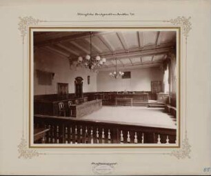 Gericht, Beuthen Erweiterungsbau: Strafkammersaal
