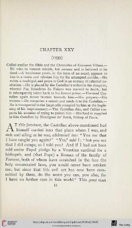 Chapter XXV (1539)