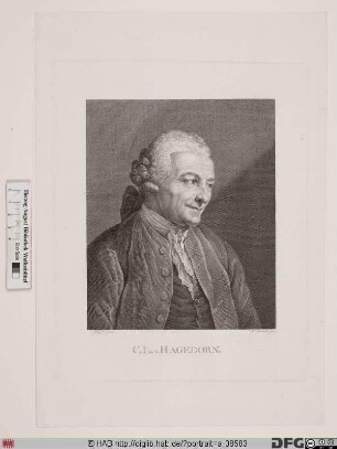 Bildnis Christian Ludwig von Hagedorn