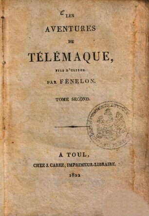 Les aventures de Télémaque, fils de Ulisse, 2