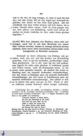 Wie herr Johanns von Zimbern seine enkl auferzogen...