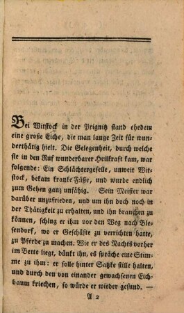Anekdoten, Sittengemälde und Traditionen aus der Preußisch-Brandenburgischen Geschichte, 2