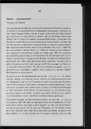 Bücher - sprichwörtlich