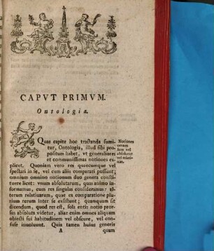 Columbani Roesser Institutiones metaphysicae