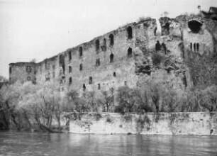 Halle (Saale), Moritzburg, Westflügel, von Südwesten