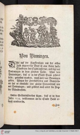 Von Binningen.