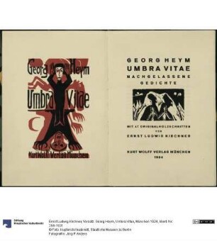 Vorsatz. Georg Heym, Umbra Vitae, München 1924