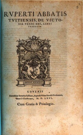 De victoria verbi dei : libri tredecim
