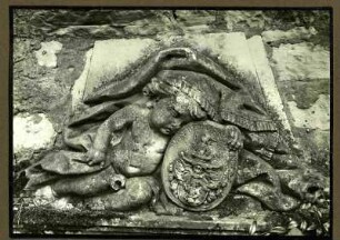 Friedhof. Grabstein von Blumencron