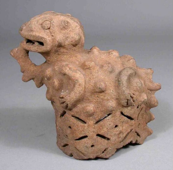 Animal figurine made of clay