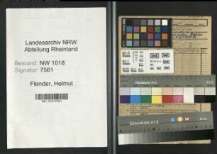Entnazifizierung Helmut Flender , geb. 00.00.0000 ()