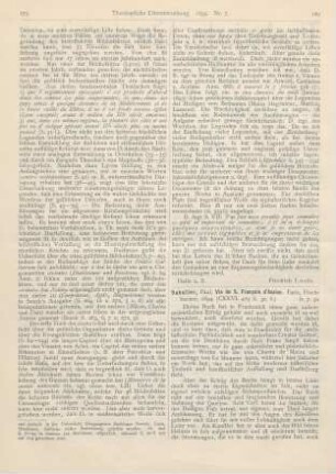 180-186 [Rezension] Sabatier, Paul, Vie de S. Francois d‘Assise