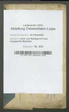 Sonstige: Vinke, Anne Catharine, geb. Kollmeyer; Ehepartner: Vinke, Wilhelm: