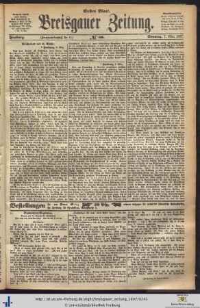 07.03.1897 (Erstes Blatt)
