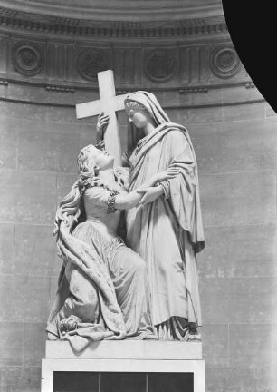 Marie-Antoinette soutenue par la Religion