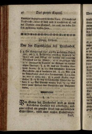 Zweyter Abschnitt. Von den Eigenschaften des Verstandes.