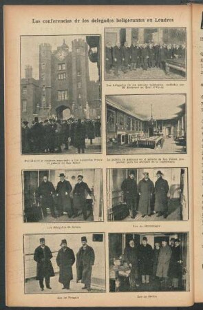 Las conferencias de los delegados beligerantes en Londres