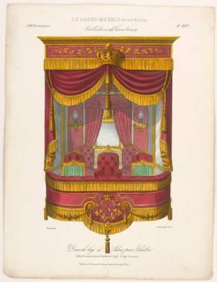 "Decor de loge á Salon, pour Théâtre. Étoffes de la maison Constant Bouhours et Juigné", aus: Le Garde-meuble