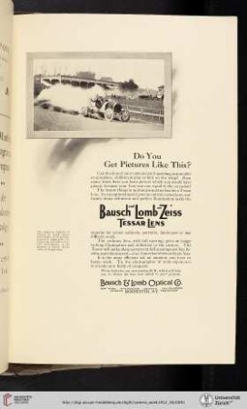 Bausch & Lomb Optical Co. [Bausch and Lomb-Zeiss Tessar Lens]