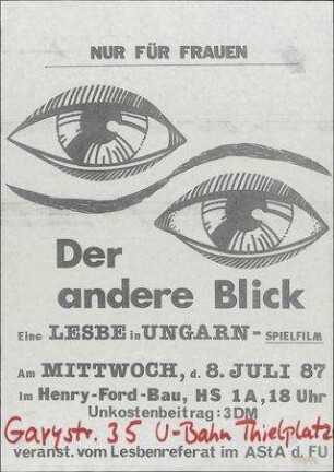 Der andere Blick