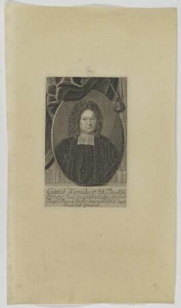Bildnis des Gottlieb Wernsdorff