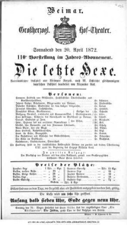 Die letzte Hexe