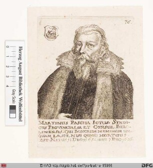 Bildnis Martin Pascha (Pasche)