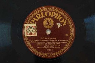 Tosca : Duett Tosca - Cavaradossi; "Wisse, nah' ist die Stunde" / (Puccini)