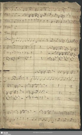 Ihr wisset die Gnade unsers Herrn Jesu Christi. Excerpts - Mus.1896-E-509 : V (4), Coro, orch, bc