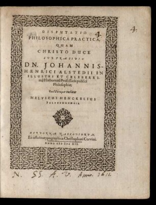 Disputatio Philosophica Practica