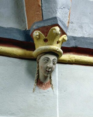 Gekrönter Frauenkopf