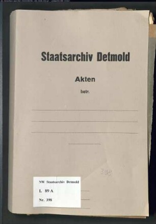 Gesuche, Rescripte und Bescheide [resoluta], Vogtei lage