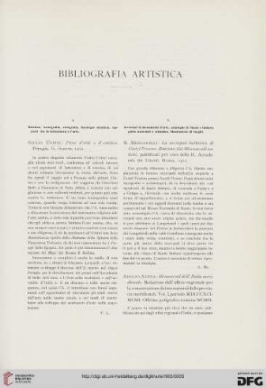 Bibliografia artistica