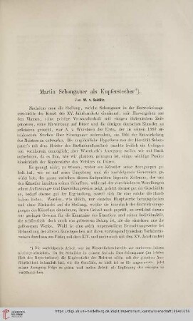 7: Martin Schongauer als Kupferstecher