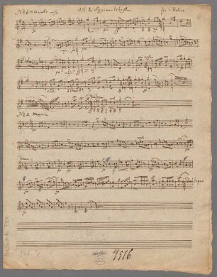 "La Fille du régiment - Excerpts; Arr; vl". - BSB Mus.Schott.Ha 7704