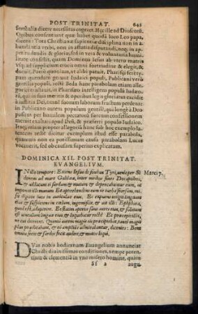 Dominica XII. Post Trinitat.