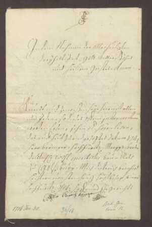 Testament des markgräflichen Baurats zu Karlsburg, Wilhelm Heinrich Beringer