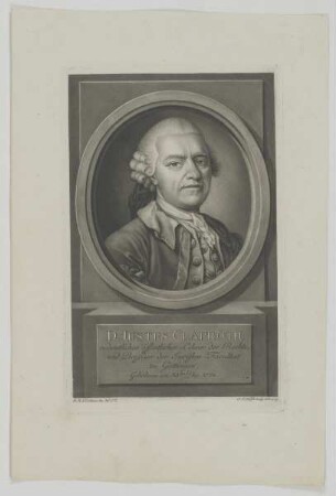 Bildnis des Iustus Claproth