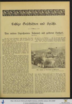 Lustige Geschichten und Spässe.